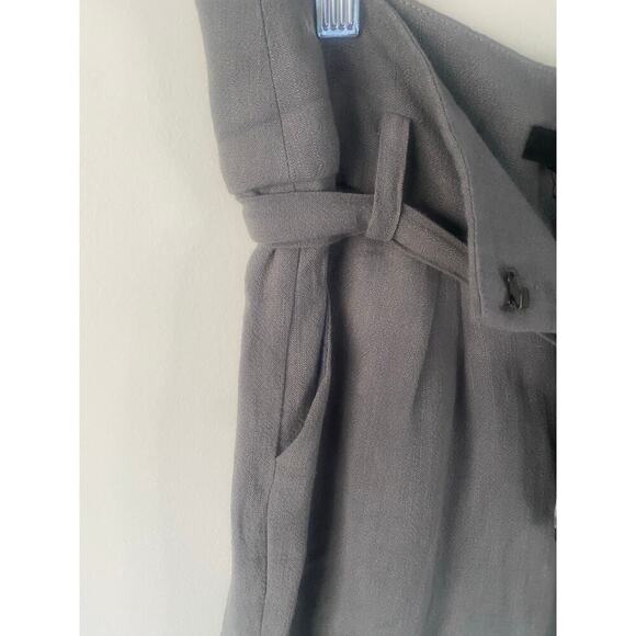 NWT Lucca‎ Jordyn High Waisted Belted Shorts in Charcoal Size XS - Picture 8 of 8